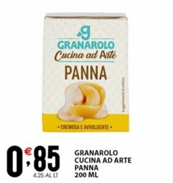 Sisa GRANAROLO CUCINA AD ARTE PANNA 200 ML offerta