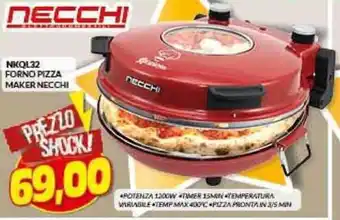 Risparmio Casa NKQL32 FORNO PIZZA MAKER NECCHI offerta
