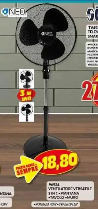 Risparmio Casa NEO. 96934 VENTILATORE VERSATILE offerta