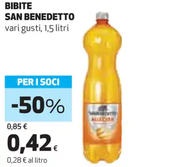 Coop San Benedetto Bibite 1,5lt offerta