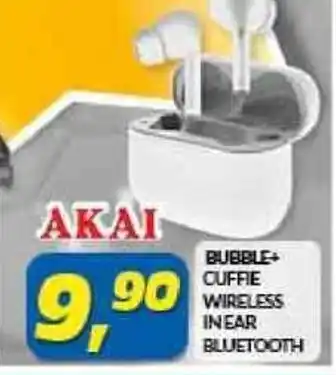 Risparmio Casa ΑΚΑΙ BUBBLE+ CUFFIE WIRELESS INEAR BLUETOOTH offerta