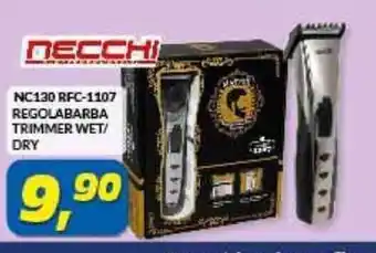 Risparmio Casa NECCHI NC130 RFC-1107 REGOLABARBA TRIMMER WET/ DRY offerta