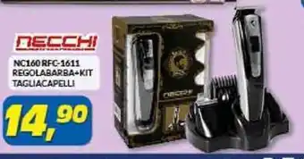 Risparmio Casa NECCHI NC160 RFC-1611 REGOLABARBA+KIT TAGLIACAPELLI offerta