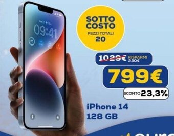 Euronics iPhone 14 128 GB offerta