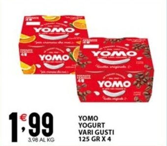 Sisa YOMO YOGURT VARI GUSTI 125 GR X 4 offerta