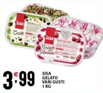 Sisa SISA GELATO VARI GUSTI 1 KG offerta