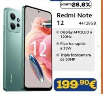 Euronics Redmi Note 12 offerta