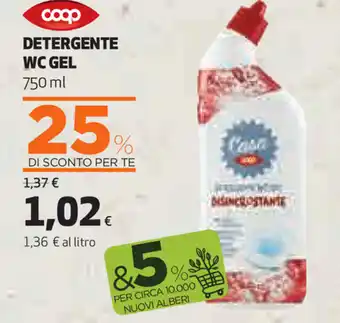 Coop Coop WC Gel Detergente 750ml offerta