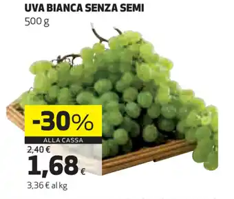 Coop Uva Bianca Senza Semi 500g offerta