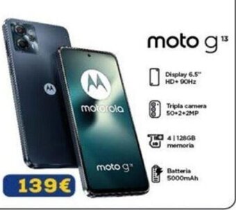 Euronics motorola moto g ¹³ offerta