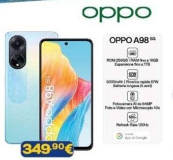 Euronics OPPO A98 5G offerta