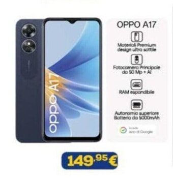 Euronics OPPO A17 offerta