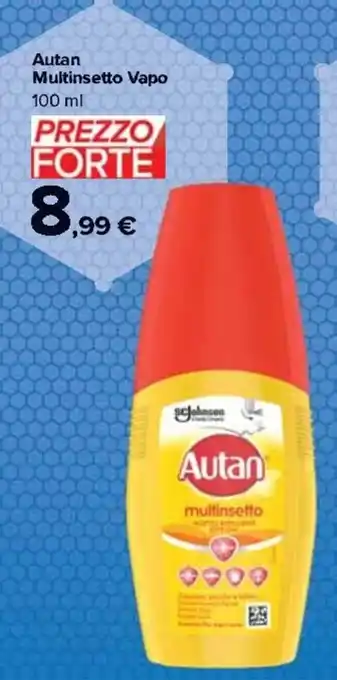Carrefour Autan Multinsetto Vapo 100 ml offerta