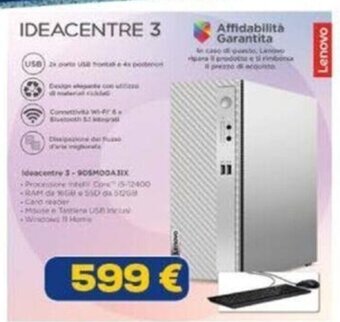 Euronics Lenovo IDEACENTRE 3 offerta
