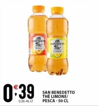 Sisa SAN BENEDETTO THE LIMONE/ PESCA - 50 CL offerta