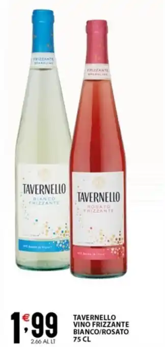TAVERNELLO VINO FRIZZANTE BIANCO/ROSATO 75 CL