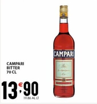 Sisa CAMPARI BITTER 70 CL offerta