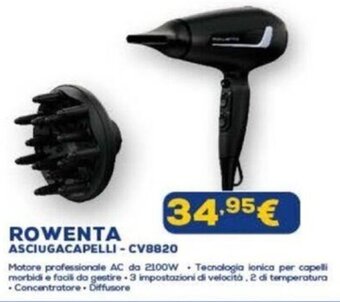 Euronics ROWENTA ASCIUGACAPELLI - CV8820 offerta