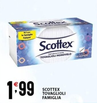 Sisa SCOTTEX TOVAGLIOLI FAMIGLIA offerta