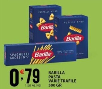 Sisa BARILLA PASTA VARIE TRAFILE 500 GR offerta