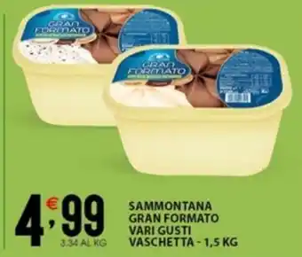 SAMMONTANA GRAN FORMATO VARI GUSTI VASCHETTA - 1,5 KG