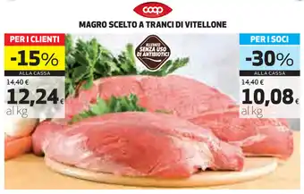 Coop Coop Magro Svelto A Tranci di Vitellone offerta