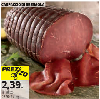 Coop Carpaccio di Bresaola offerta