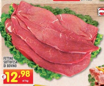 Centro Commerciale Discount FETTINE SOTTOFESA DI BOVINO offerta