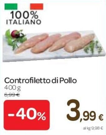 Carrefour Express Controfiletto di Pollo 400 g offerta