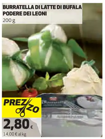 Podere dei Leoni Burratella di Latte di Bufala 200g