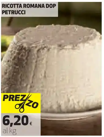 Coop Petrucci Ricotto Romana Dop offerta