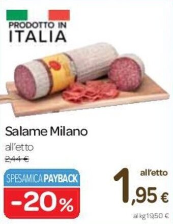 Carrefour Express Salame Milano offerta