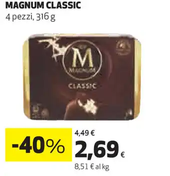 Coop Magnum Classic 4 pezzi 316g offerta
