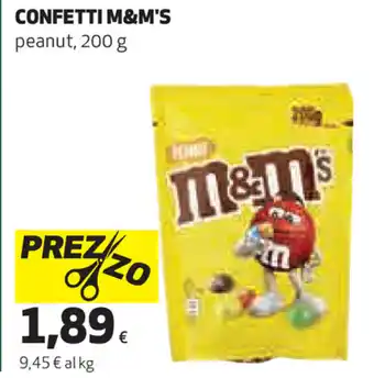 Coop m&m's Confettti 200g offerta