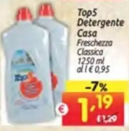 Top5 Detergente Casa Freschezza Classica 1250 ml