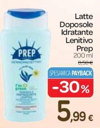Carrefour Express Latte Doposole Idratante Lenitivo Prep 200 ml offerta