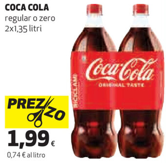 Coop Coca-Cola 2x1,35 litri offerta