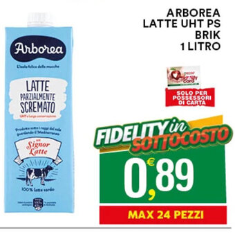 Gecop ARBOREA LATTE UHT PS BRIK 1 LITRO offerta