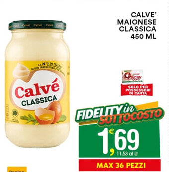 Gecop CALVE' MAIONESE CLASSICA 450 ML offerta