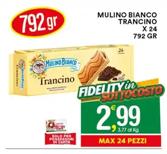 Gecop MULINO BIANCO TRANCINO x24 792 gr offerta