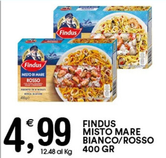 Gecop FINDUS MISTO MARE BIANCO/ROSSO 400 GR offerta