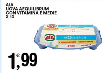 Gecop AIA UOVA AEQUILIBRUM CON VITAMINA E MEDIE X 10 offerta