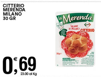 Gecop CITTERIO MERENDA MILANO 30 GR offerta