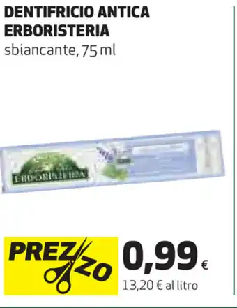 Coop Antica Erboristeria Dentifricio 75ml offerta