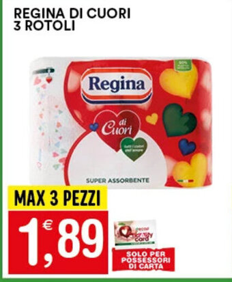 Gecop REGINA DI CUORI 3 ROTOLI offerta