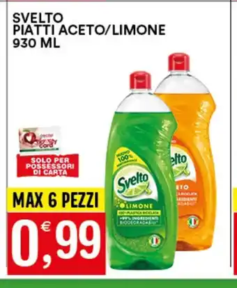 Gecop SVELTO PIATTI ACETO/LIMONE 930 ML offerta
