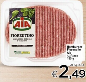 Crai Aia hamburger fiorentino offerta