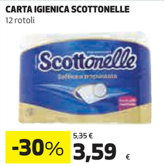 Coop Scottonelle Carta igienica 12 rotoli offerta