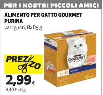 Coop Purina Gourmet Alimento per Gatto 8x85g offerta