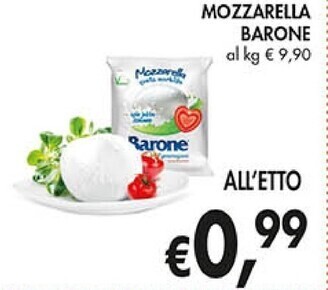 Coal Barone mozzarella offerta